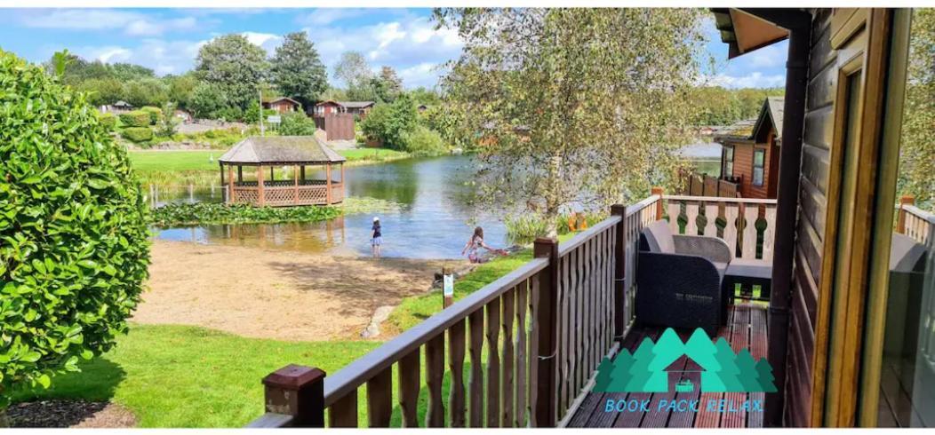 4 Bed Luxury Lodge With Hot Tub Near Lake District Warton  Eksteriør bilde